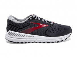 Brooks Beast 20 Men's Running Shoes - BLACKENED PEARL/BLACK